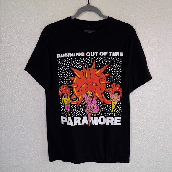Paramore Shirt Small Running Out Of Time Graphic Band Tee Merch Hayley Williams - Picture 1 of 8